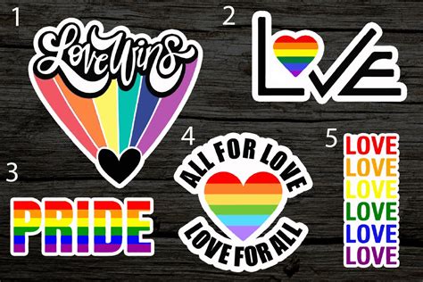 Pride Stickers Pride Decal Stickers Stickers for | Etsy