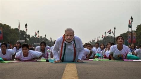 Learn Yoga from Narendra Modi: See Indian PM demonstrating different ...