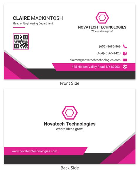 38 Business Card Examples, Ideas with Templates - Venngage