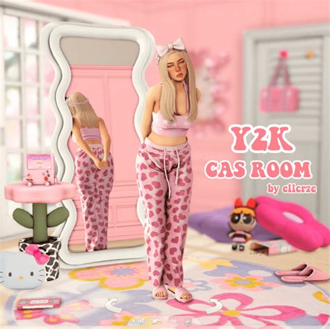 Download 200 Sims 4 cas background with mirror pink in high quality