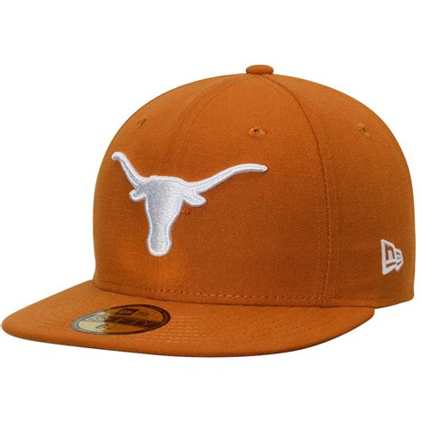 New Era Texas Longhorns Texas Orange Basic 59FIFTY Fitted Hat