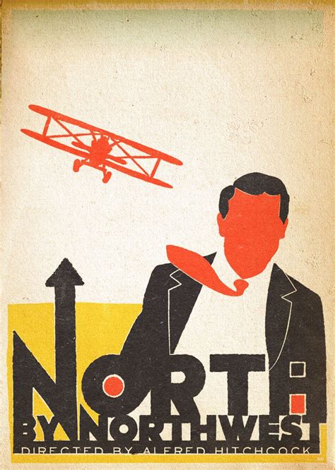 north by northwest. | Movie posters minimalist, Movie posters vintage, Movie posters