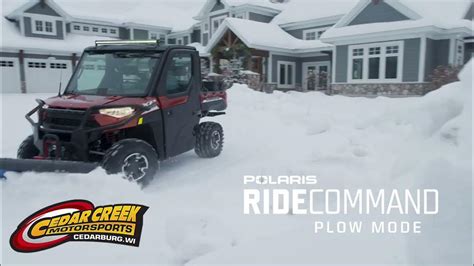 Polaris ATV UTV Snow Plow Wisconsin Dealer | Cedar Creek Motorsports - YouTube