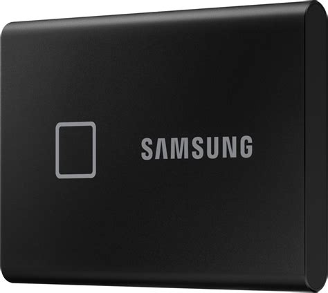 Best Buy: Samsung T7 Touch 500GB External USB 3.2 Gen 2 Portable SSD with Hardware Encryption ...