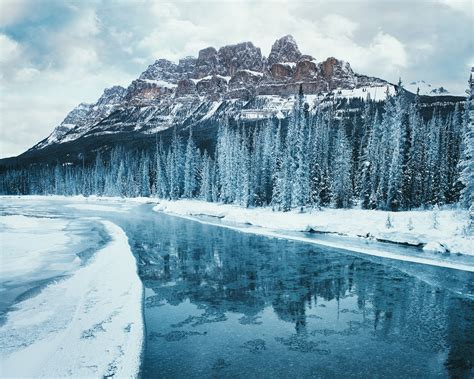 Winter in Banff National Park on Behance