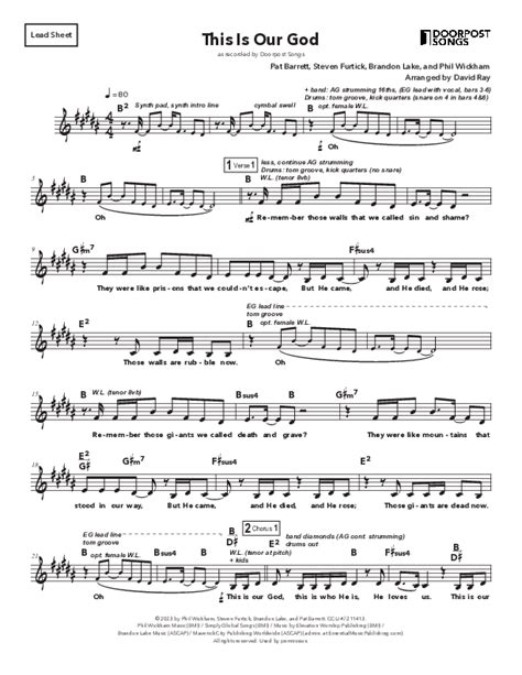 This Is Our God Sheet Music PDF (Doorpost Songs) - PraiseCharts