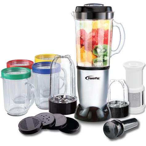 Buy PowerPac Blender 21 Piece Bullet Blender Deluxe Set (PPBL321 ...