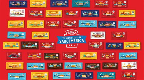 Heinz Reveals Limited-Edition Condiment Packets For Each State