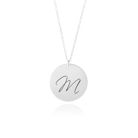 Personalized Initial Necklace - Sterling Silver | Sincerely Silver