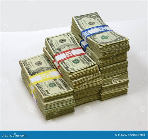 Stacks of Money stock image. Image of business, america - 1447363