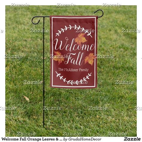 Fall Yard Signs - Outdoor Signs & Flags | Zazzle | Custom garden flags, Fall season crafts ...