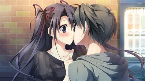 Anime Couple Wallpaper Kiss - 1920x1080 - Download HD Wallpaper - WallpaperTip