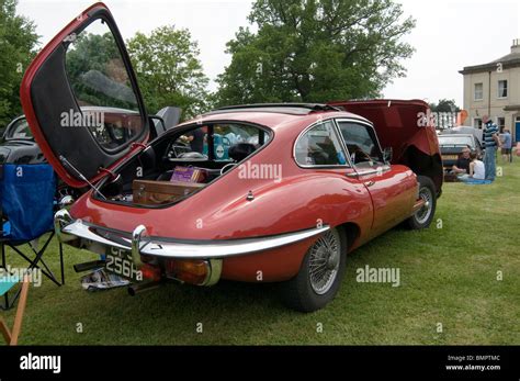 jaguar e type coupe sports car jag hatchback Stock Photo - Alamy