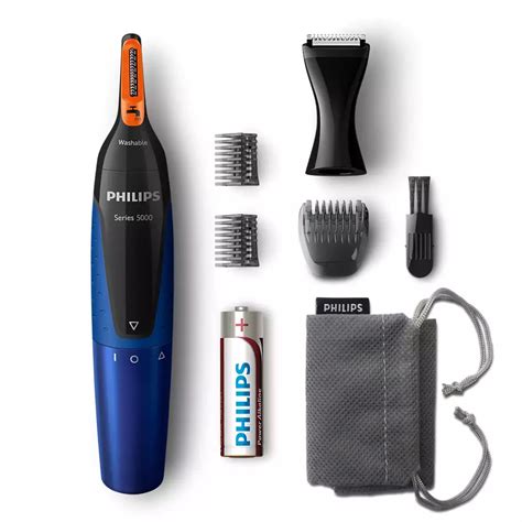 Nose trimmer series 5000 Gentle nose, neck & sideburns trimmer NT5175/16 | Philips