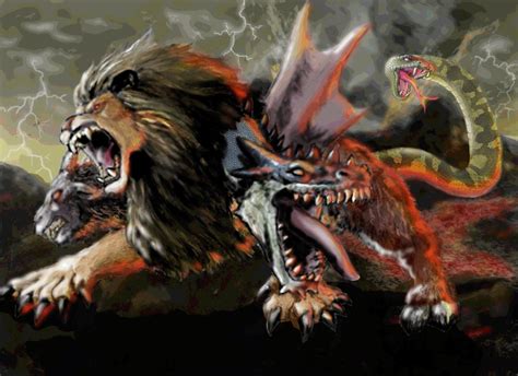 The Chimera - Mythological Creature of Fire and Terror