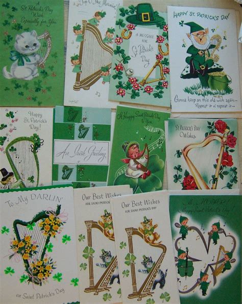 Lot of St Patrick Day Cards | Etsy | St patricks day cards, St patricks day, St patrick