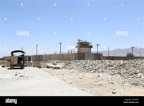 (210711) -- BAGRAM, July 11, 2021 (Xinhua) -- Photo taken on July 2, 2021 shows the Bagram ...