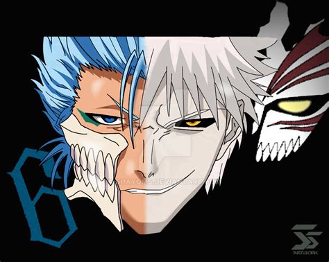 Grimmjow VS Ichigo by ShayomS on DeviantArt