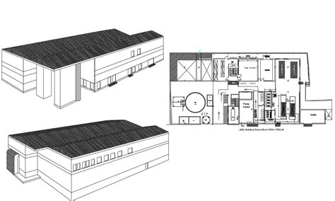 Factory Building Plan AutoCAD File - Cadbull