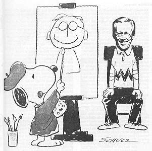 Early Charles M. Schulz artwork