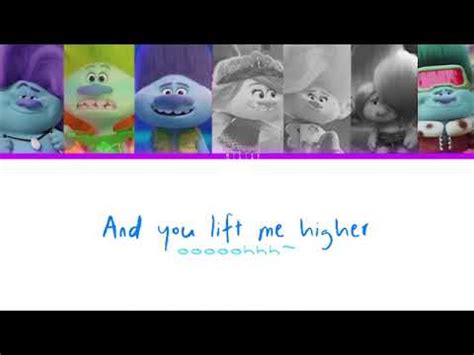 Better Place Family Harmony // Trolls 3 Colour coded lyric video - YouTube