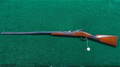 US MARKED MODEL 1873 SPRINGFIELD TRAPDOOR SPORTING RIFLE