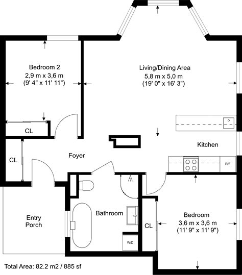 2D Floor Plans - Black and White – RoomSketcher Help Center