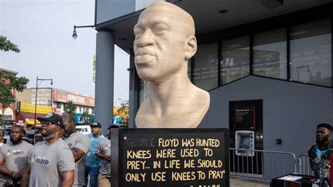 George Floyd statue vandalized in Brooklyn - ABC13 Houston