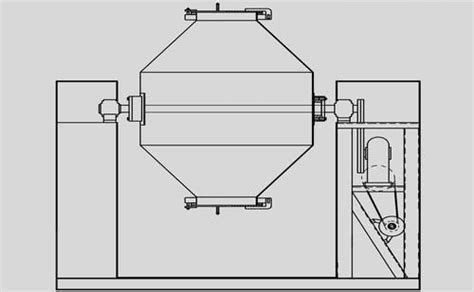 SS 304 Vessel Double Cone Blender - Yinda