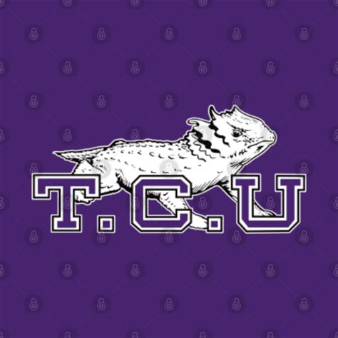 Vintage TCU Horned Frogs mascot logo - Horned Frogs - Pin | TeePublic