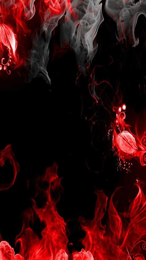 Red Smoke Wallpaper