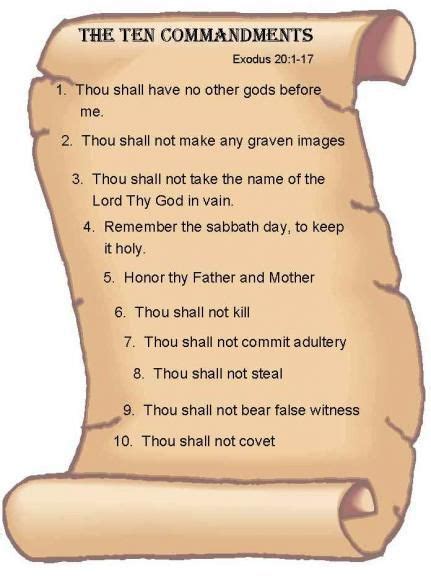 10 Commandments Kjv Printable | lovediore