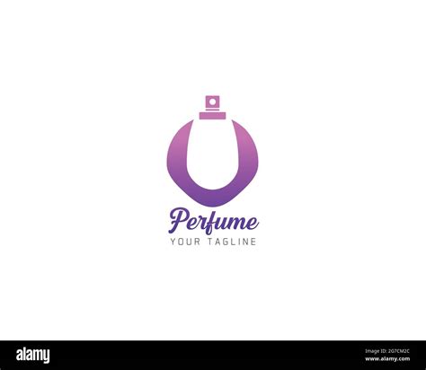 Initial Letter U perfume Logo design can be used as sign, icon or ...