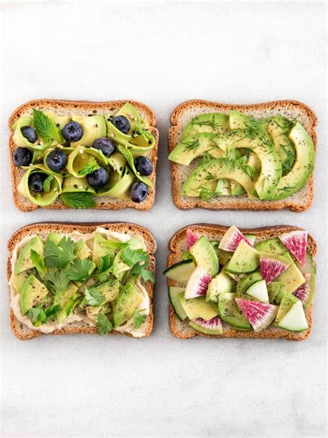 Simple Avocado Toast - 4 Ways %%page%% - Real + Vibrant