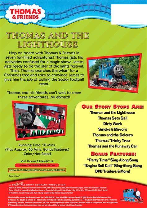 Thomas and the Lighthouse DVD Back Cover by TTTEAdventures on DeviantArt