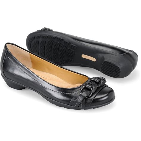 Soft Spots Women's Posie Black Leather Dress Shoes 751801 – Good's Store Online