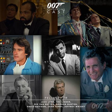 CIA ally of bond's missions | James bond, Agente secreto