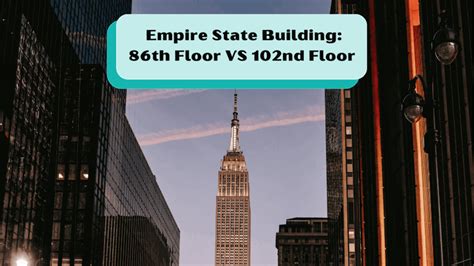 Empire State Building: 86th Floor vs 102nd Floor Comparison