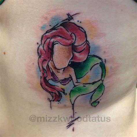 Ariel watercolor tattoo | Disney tattoos, Meerjungfrauen tattoo-designs ...