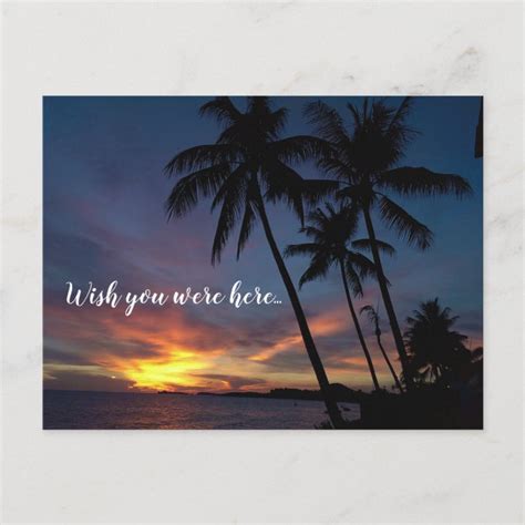 Postcard - Wish You Were Here | Zazzle