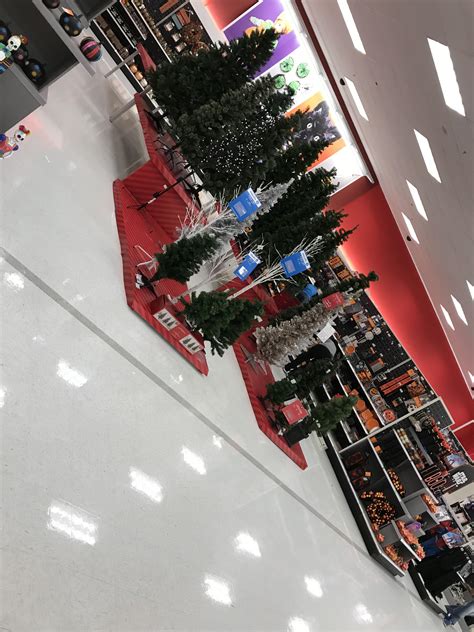 First aisle and Christmas tree flat set today : r/Target