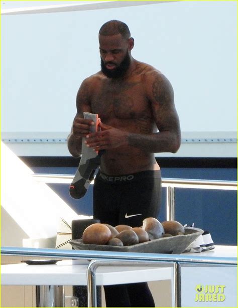 LeBron James Does a Shirtless Workout While Vacationing in Italy: Photo ...