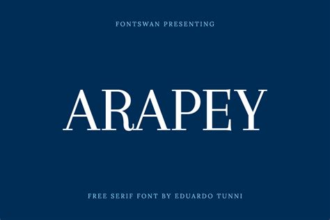 Arapey Font Free Download | FontSwan