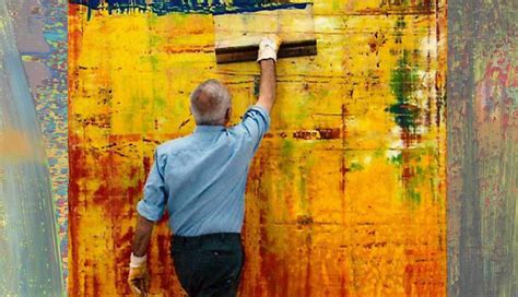 How Does Gerhard Richter Make His Abstract Paintings?