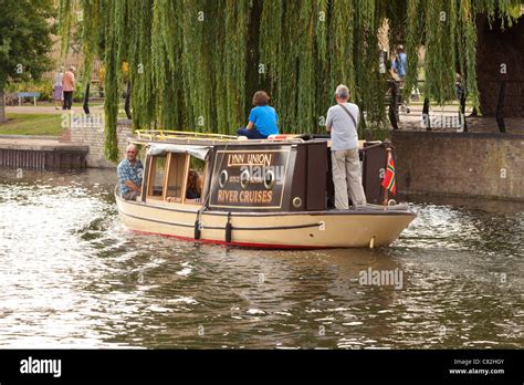 pleasure boat cruise on the River Ouse at Ely, Cambridgeshire, UK Stock Photo - Alamy