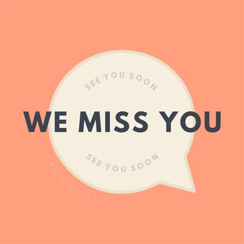 We Miss You 사용자 지정 가능 instagram 템플릿 | Shutterstock