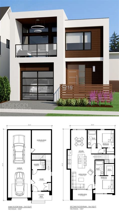 Modern Small House Plans With Garage - Find small house plans with garage, or use opt for ...