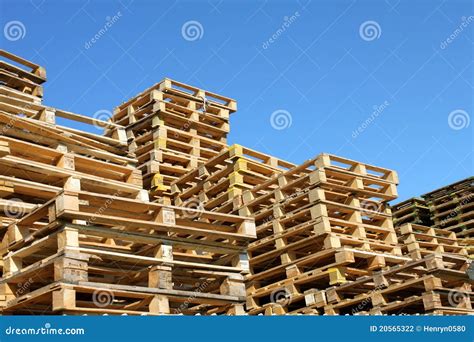 Euro pallet stock photo. Image of transport, blue, logistic - 20565322