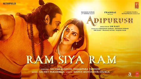 Ram Siya Ram Video Song from Adipurush | T-series - Hit ya Flop Movie world