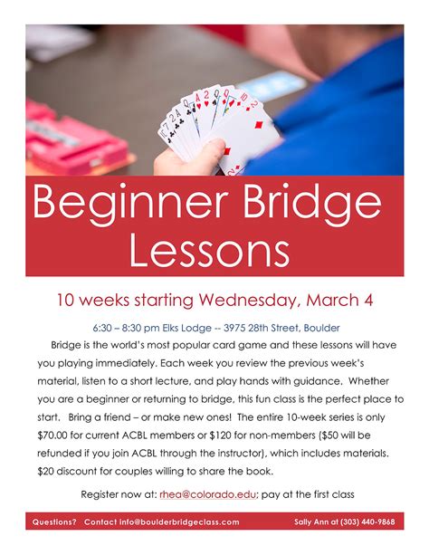 Beginner Bridge Lessons